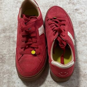 Dr. Scholl's Red Sneakers SMILEYWORLD. Size 9